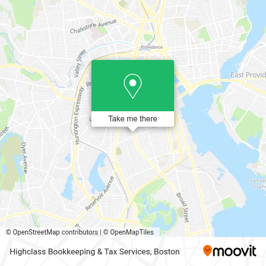 Highclass Bookkeeping & Tax Services map