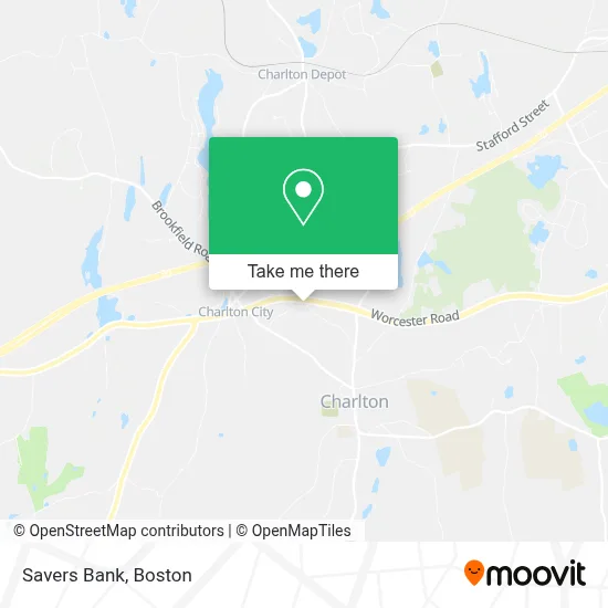 Savers Bank map