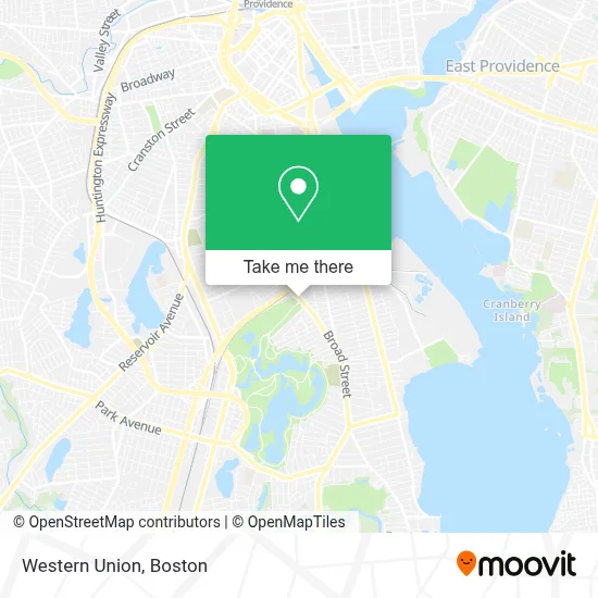 Western Union map