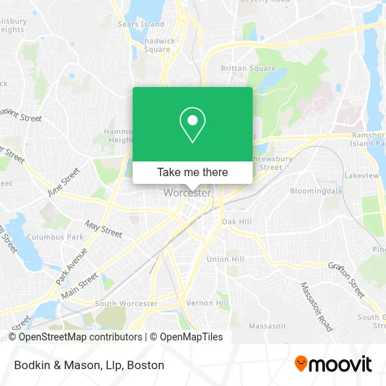 Bodkin & Mason, Llp map