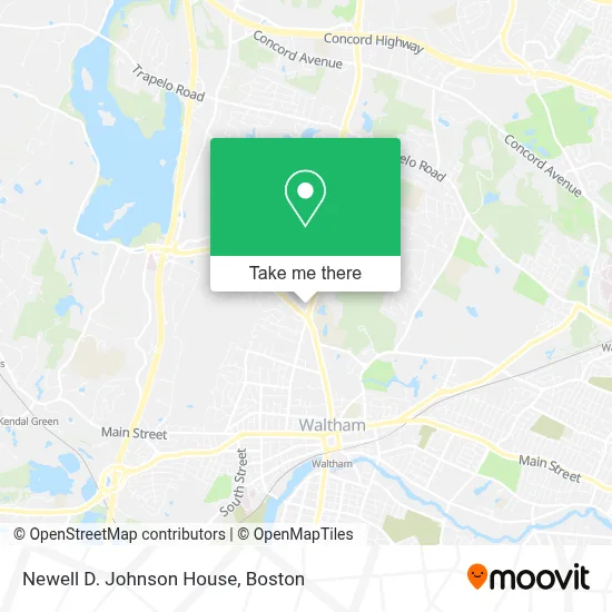 Newell D. Johnson House map
