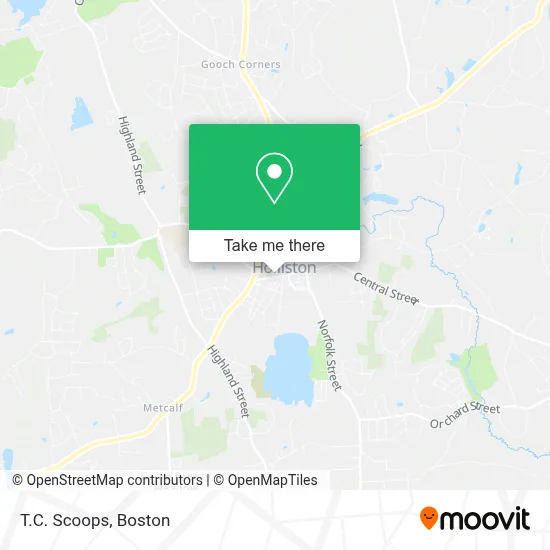 T.C. Scoops map