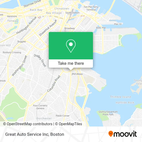 Great Auto Service Inc map