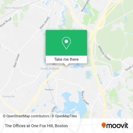The Offices at One Fox Hill map