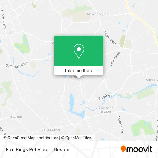 Five Rings Pet Resort map