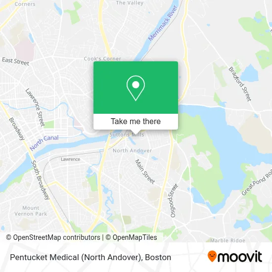 Pentucket Medical (North Andover) map