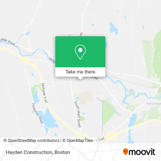 Hayden Construction map