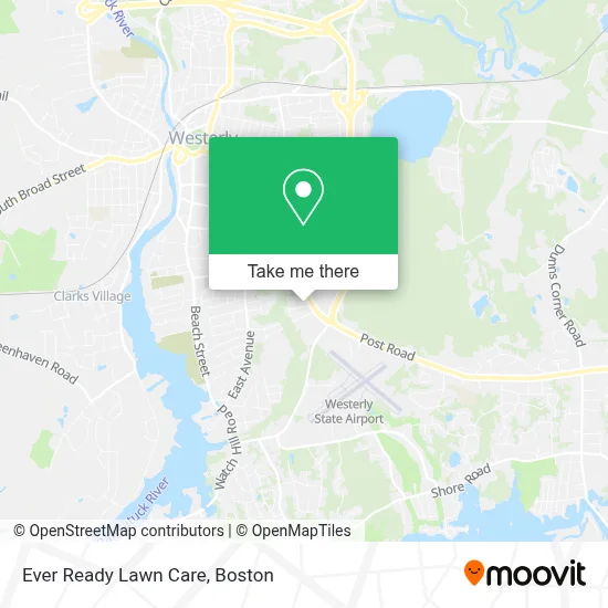 Ever Ready Lawn Care map