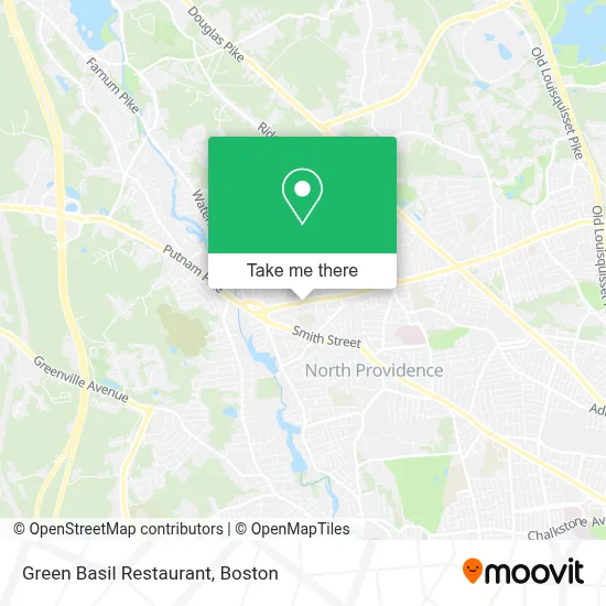 Green Basil Restaurant map