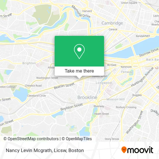 Nancy Levin Mcgrath, Licsw map