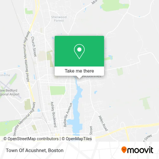 Town Of Acushnet map