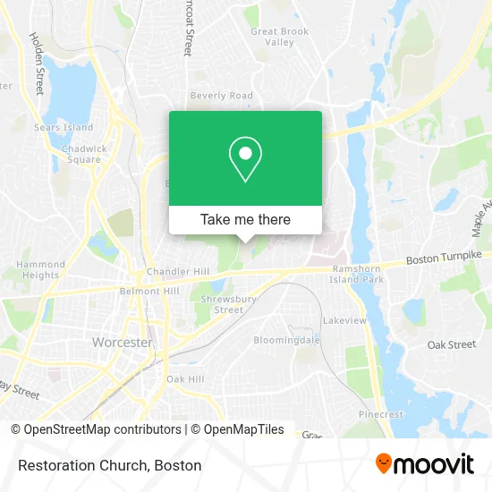 Restoration Church map