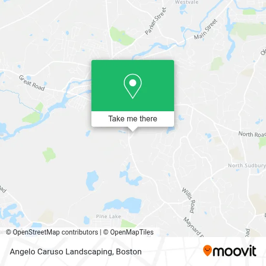 Angelo Caruso Landscaping map