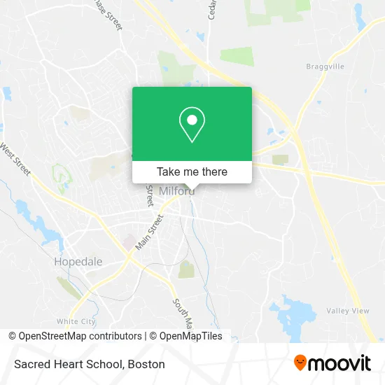 Sacred Heart School map
