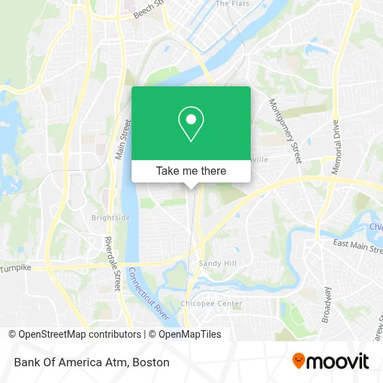 Bank Of America Atm map