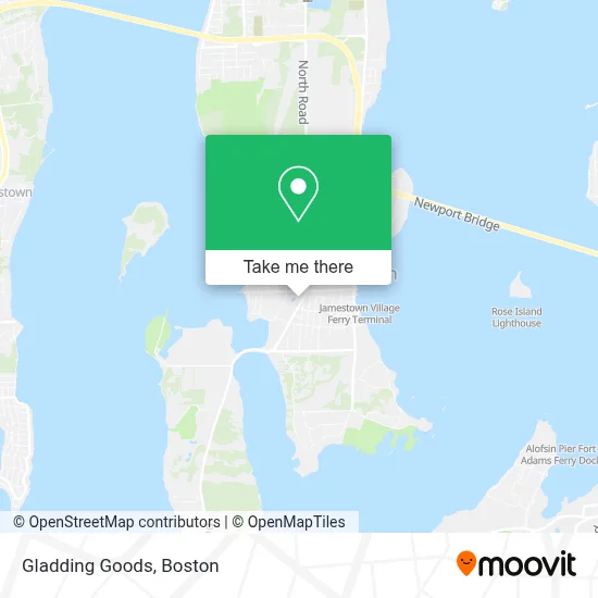 Gladding Goods map