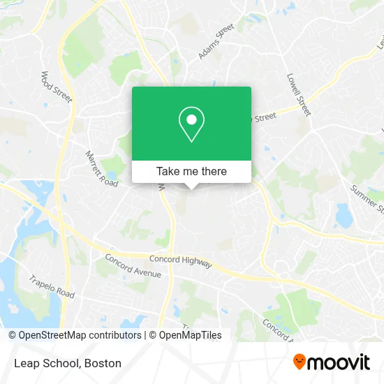 Leap School map