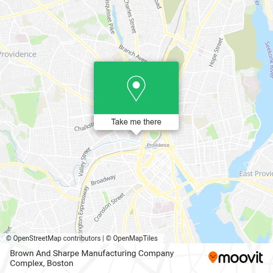 Brown And Sharpe Manufacturing Company Complex map