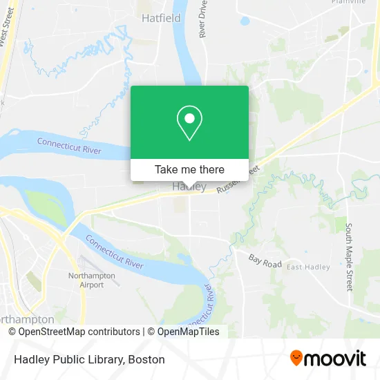 Hadley Public Library map