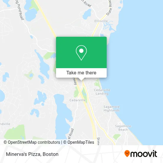 Minerva's Pizza map