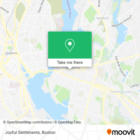 Joyful Sentiments map