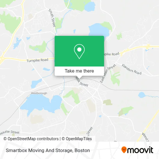 Smartbox Moving And Storage map