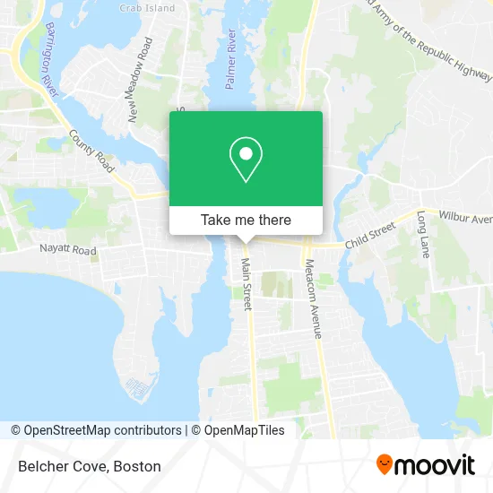Belcher Cove map