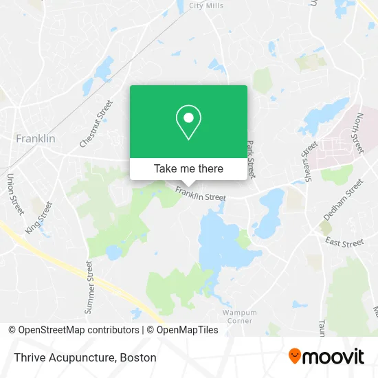 Thrive Acupuncture map