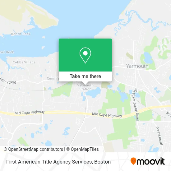 First American Title Agency Services map