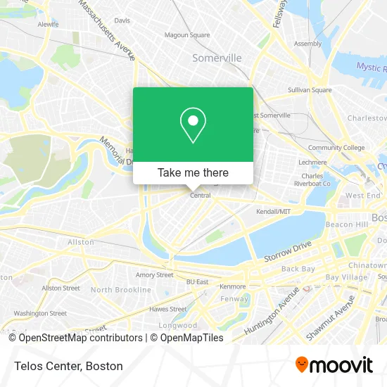 Telos Center map
