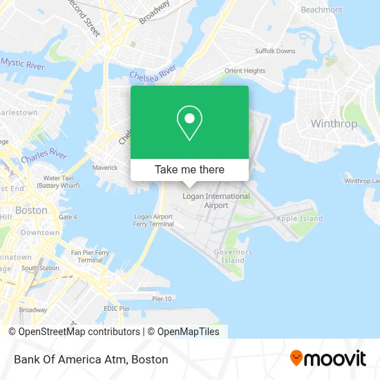 Bank Of America Atm map