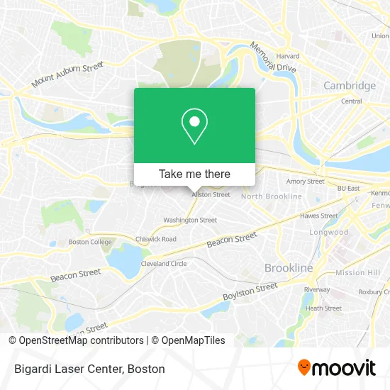 Bigardi Laser Center map