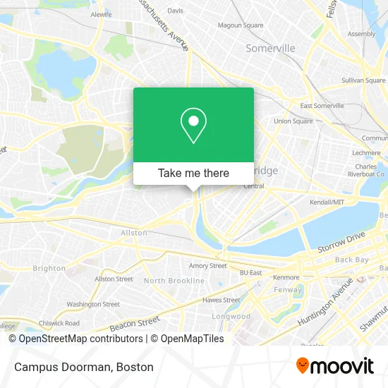 Campus Doorman map