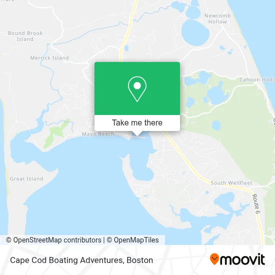 Cape Cod Boating Adventures map