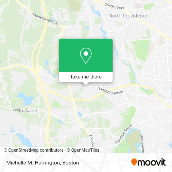 Michelle M. Harrington map