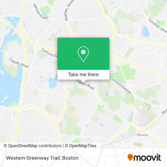 Western Greenway Trail map