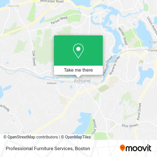 Professional Furniture Services map