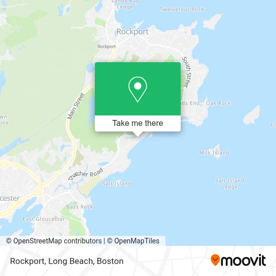 Rockport, Long Beach map