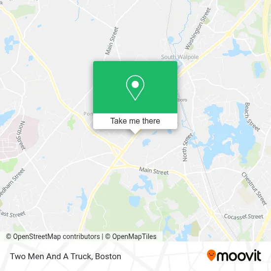 Two Men And A Truck map