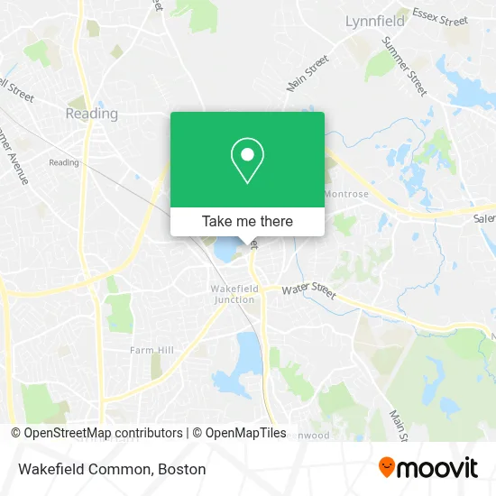 Wakefield Common map