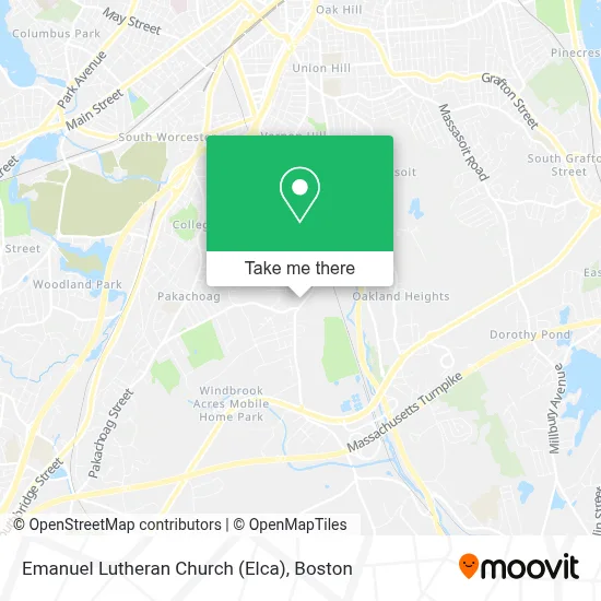 Emanuel Lutheran Church (Elca) map