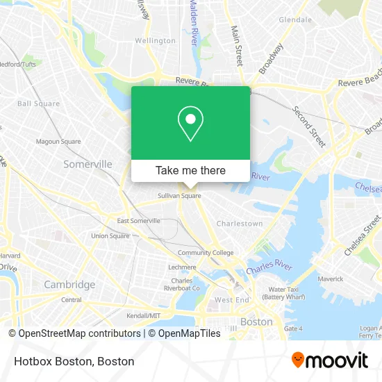 Hotbox Boston map