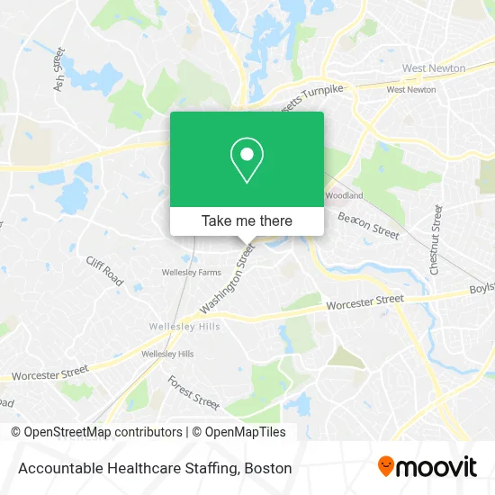 Accountable Healthcare Staffing map