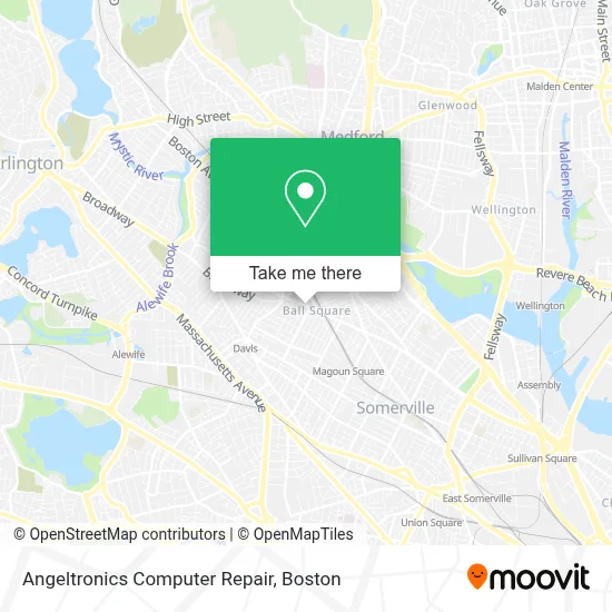 Angeltronics Computer Repair map