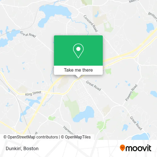 Dunkin' map