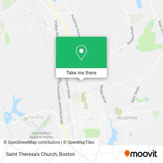 Saint Theresas Church map