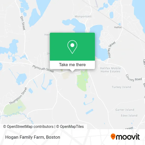 Hogan Family Farm map