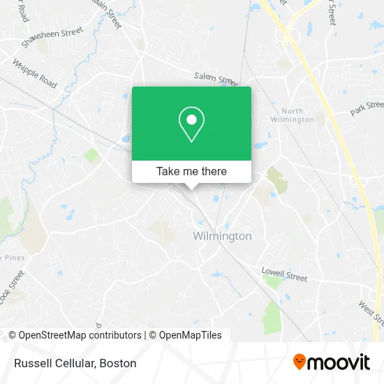 Russell Cellular map