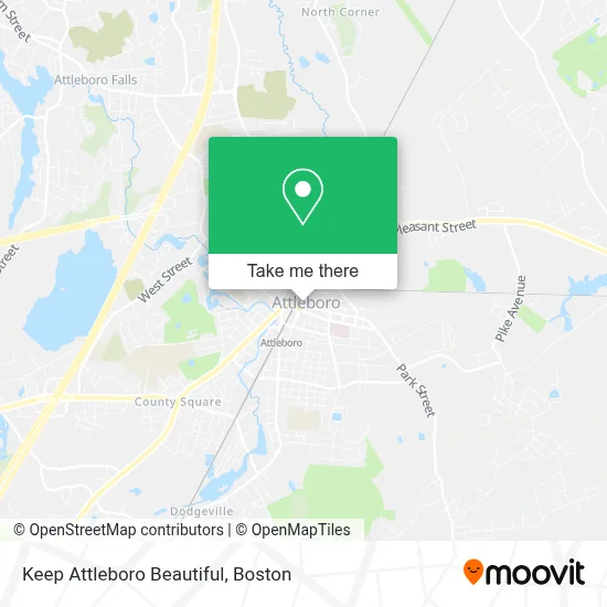 Keep Attleboro Beautiful map