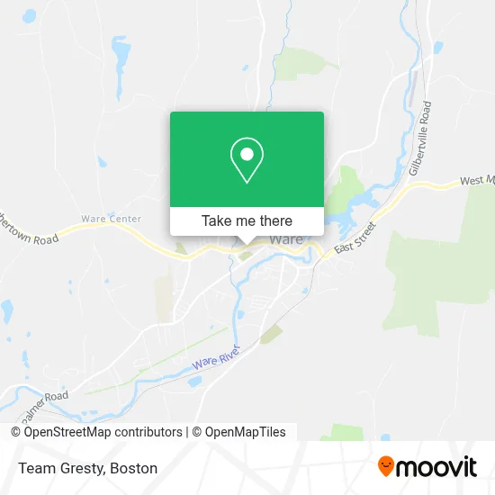 Team Gresty map